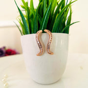 Rose Wave Illusion Earrings